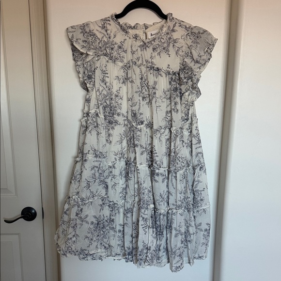 Floral Print Mini Dress - Picture 4 of 6